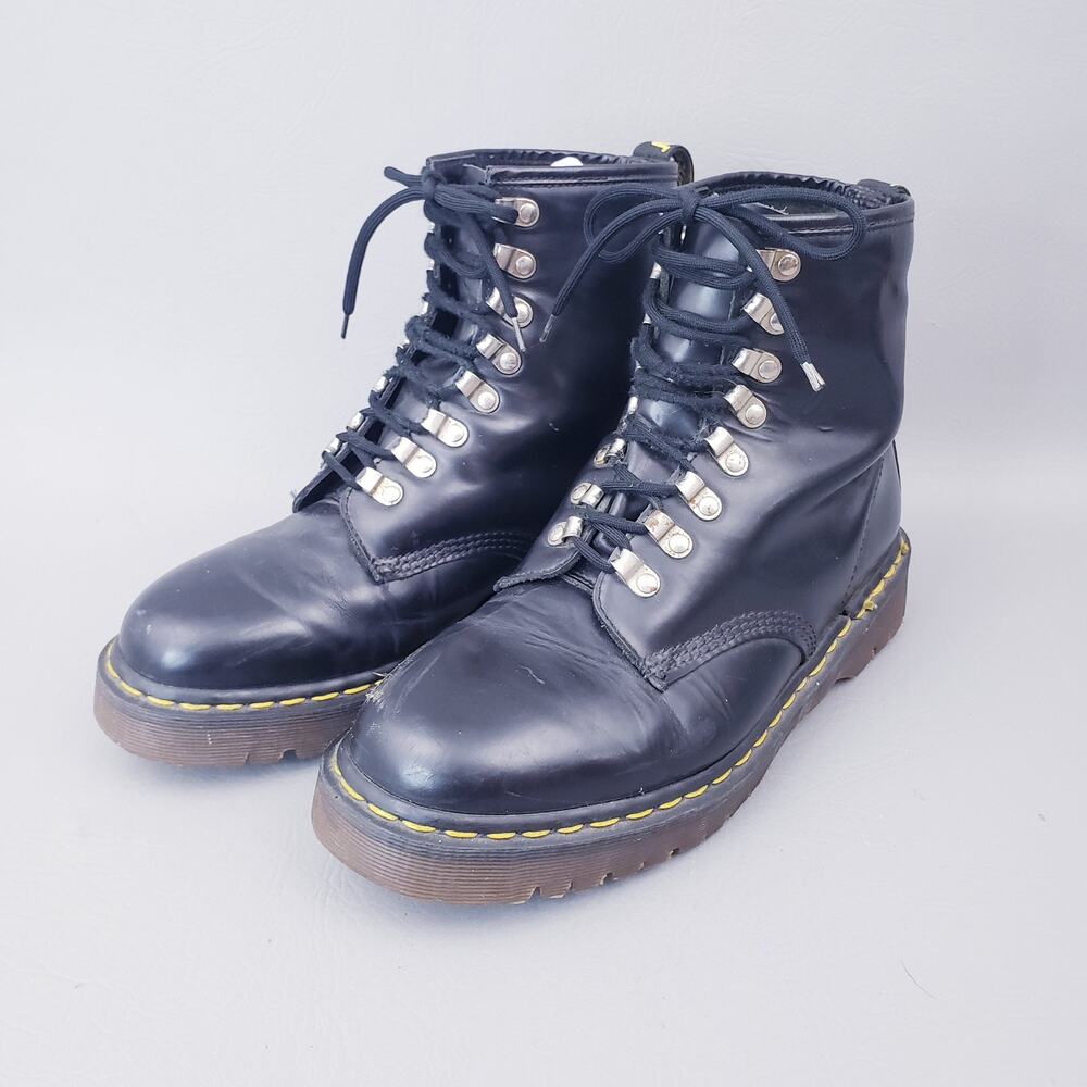 VTG Dr. Doc Martens 8217 England Combat Boots Chrome Eyelets Boots Men's Size 10